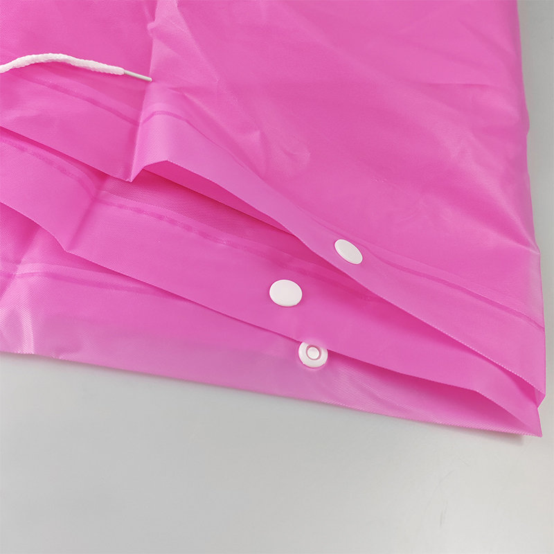鸽护 加厚非一次性雨衣 粉色宽口加厚款140g 件高清大图