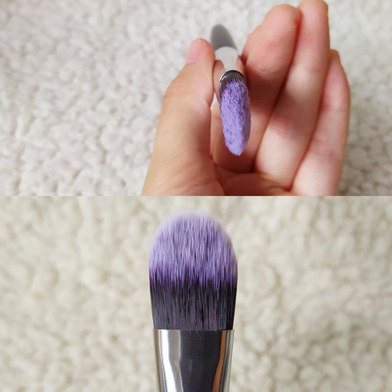 舌型扁头粉底液刷不吃粉化妆师专用无痕粉底刷子软毛化妆刷粉底刷扁头