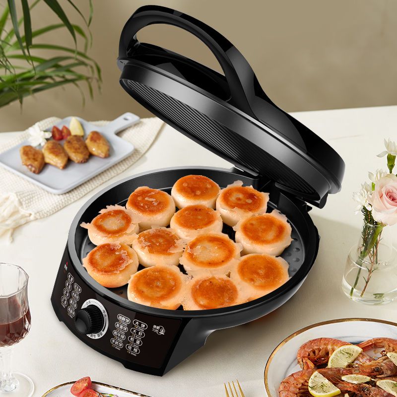 电饼铛小型家用大功率双面加热加深加大煎饼机烙饼锅大号