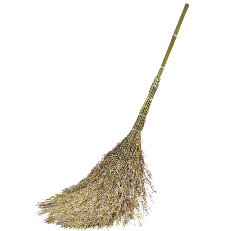 卡质环卫竹扫把大扫把竹柄5斤款10把装组视频