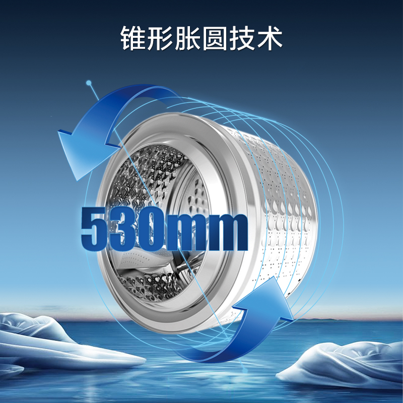 美菱洗衣机MG100-14586BX