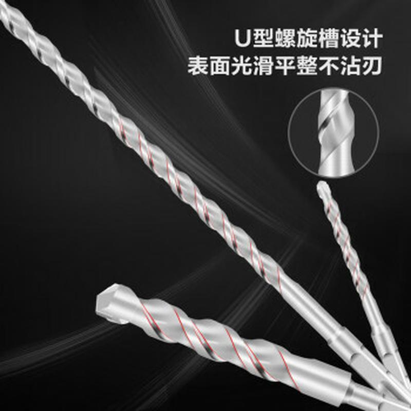 得力 方柄电锤钻 DL-F22200_CrV+YG8C(银)22×200mm 单位/支