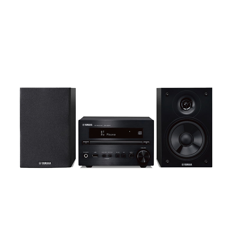 yamaha雅马哈mcrb270蓝牙无线音箱迷你台式cd桌面音响黑色