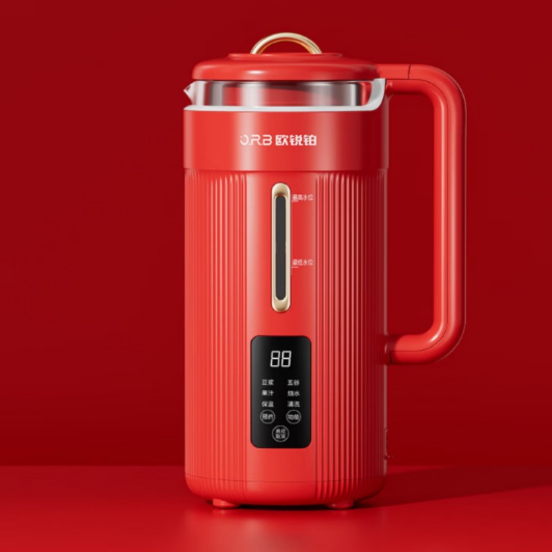 欧锐铂 0.6L破壁机 红颜-破壁豆浆机搅拌机 ORB-969