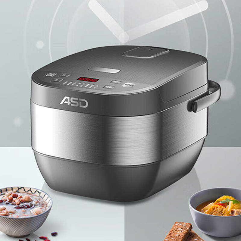 爱仕达电饭煲4L五金拉丝外壳智享系列AR-F40E575高清大图