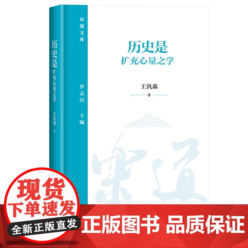 正版 历史是扩充心量之学 王汎森 乐道文库 生活·读书·新知三联书店各种形态的历史 都可能提供我们意想不到的资粮