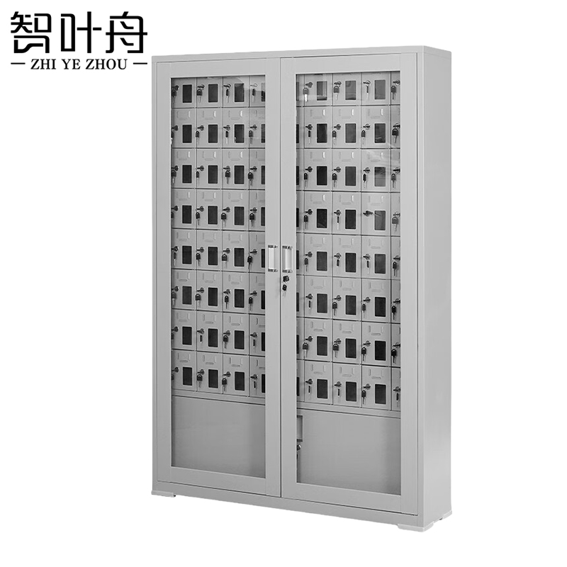 智叶舟手机存放柜72门1029*300*1800mm台高清大图