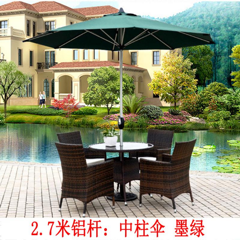 家柏饰(CORATED)户外阳台遮阳伞庭院伞大太阳沙滩伞直杆摇手防雨中柱伞广告摆摊伞高清大图