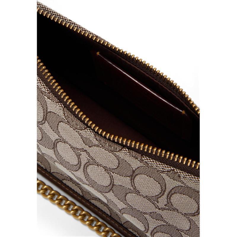 COACH 蔻驰(COACH)女士单肩包斜挎包 Jacquard织纹时尚百搭配饰通勤手提