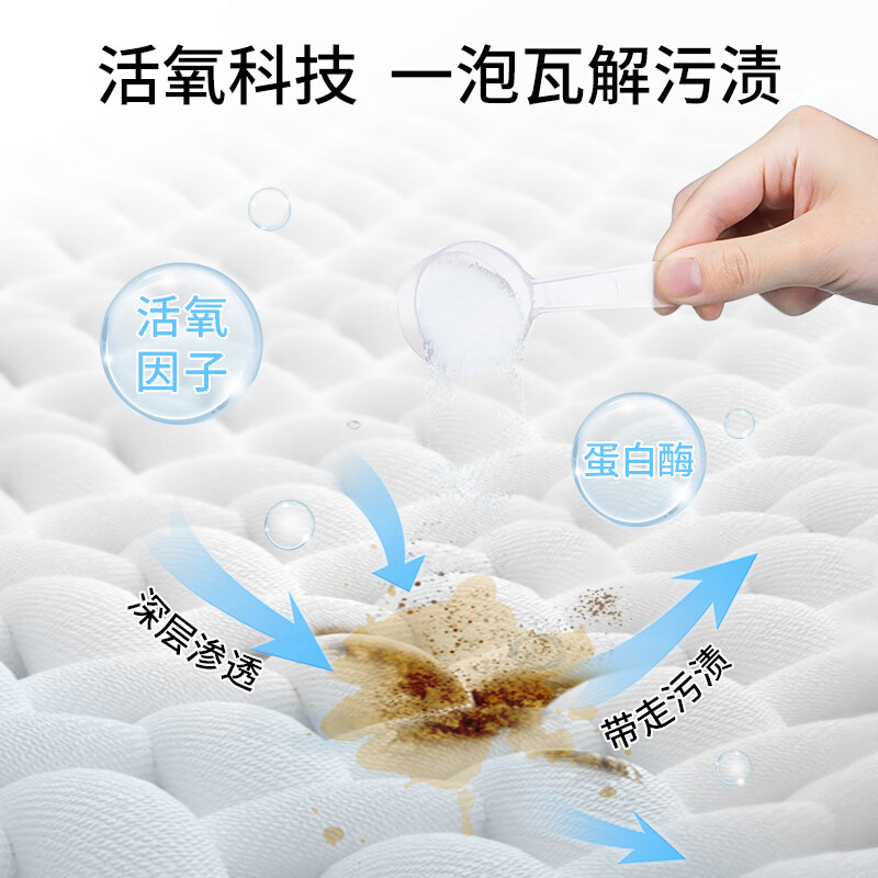 立白小白白 衣鞋去污泡泡净300g 泡立净免揉搓 爆炸盐去黄去渍高清大图
