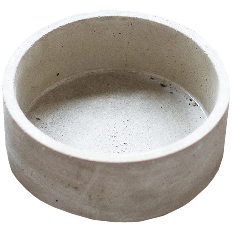 多面体几何混凝土花盆花器花篮现代简约花园装饰桌面装饰 底部均无孔，如需打孔请备注 中_424