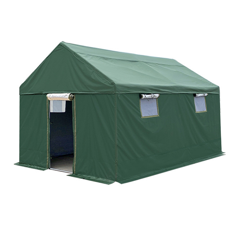 探在途 TZT40614134 户外施工帐篷防雨应急救援加棉帆布帐篷 8*5米