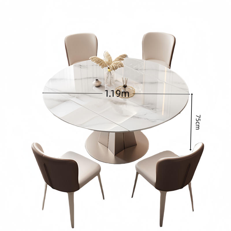 豫龙都 餐 桌一桌四椅套高清大图