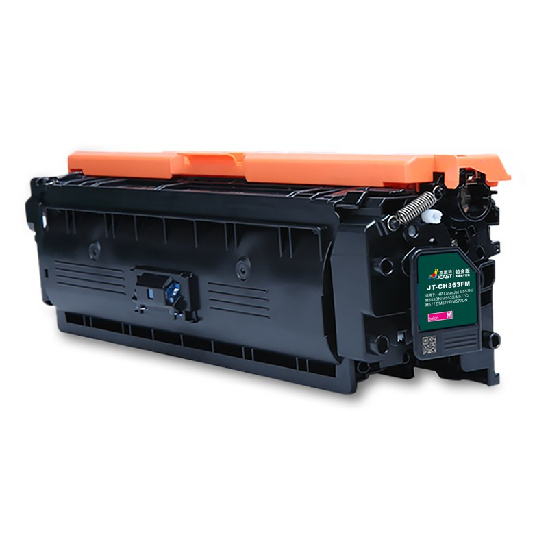 杰思特CF363A红色硒鼓JT-CHF363FM铂金版适用惠普CF360A硒鼓508A M553N 硒鼓红色