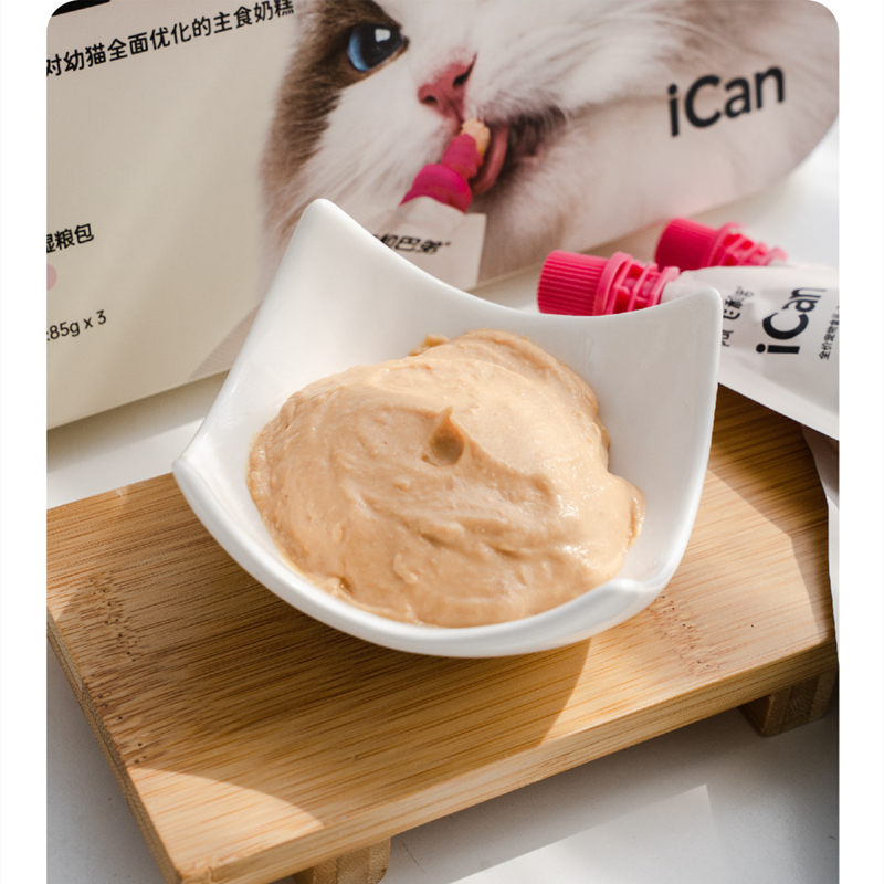 阿飞和巴弟幼猫主食湿粮包猫咪奶糕鸡肉主食罐头85g*3高清大图