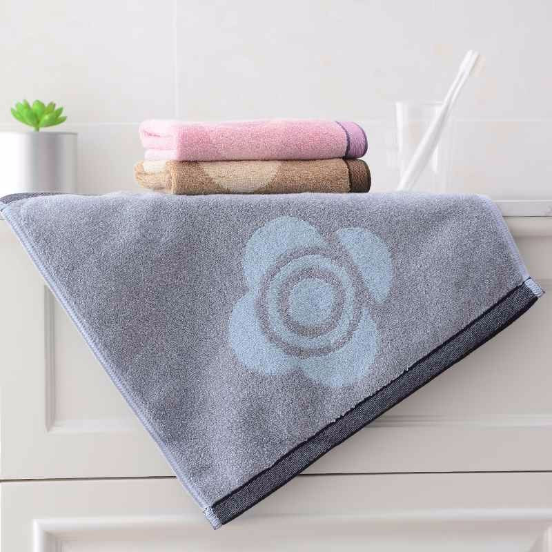 洁丽雅纯棉小毛巾加厚方巾4条装 35*35cm 8991