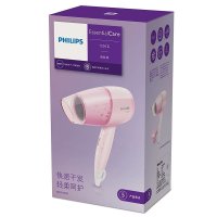 飞利浦（Philips） 电吹风机家用 1200w大功率小巧迷你电风吹恒温设计冷热风3档吹风筒BHC017/05