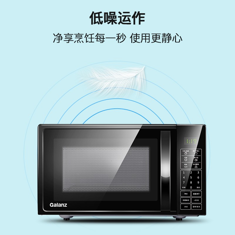 格兰仕(Galanz) 微波炉20升大平板底盘 智能菜单 简单易用 可预约微波炉DG(B0)