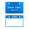 Makeid TCMKPG86-54BE-50 PVC光缆挂牌标签 盒