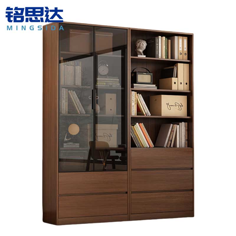 铭思达书柜B款台高清大图