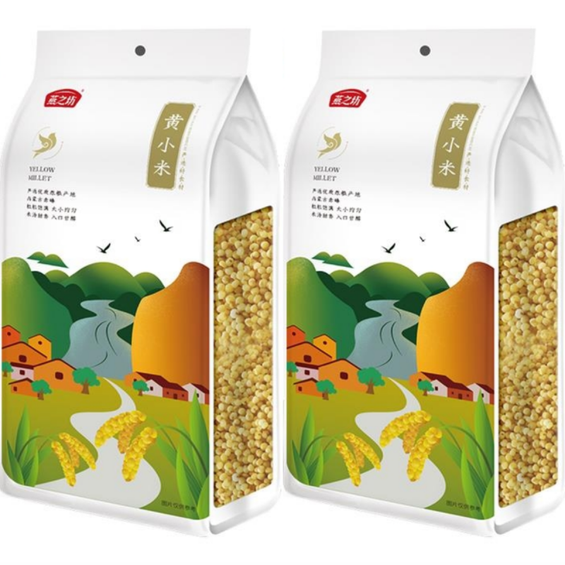 燕之坊黄小米1kg*2袋香糯可口五谷杂粮粗粮粥饭