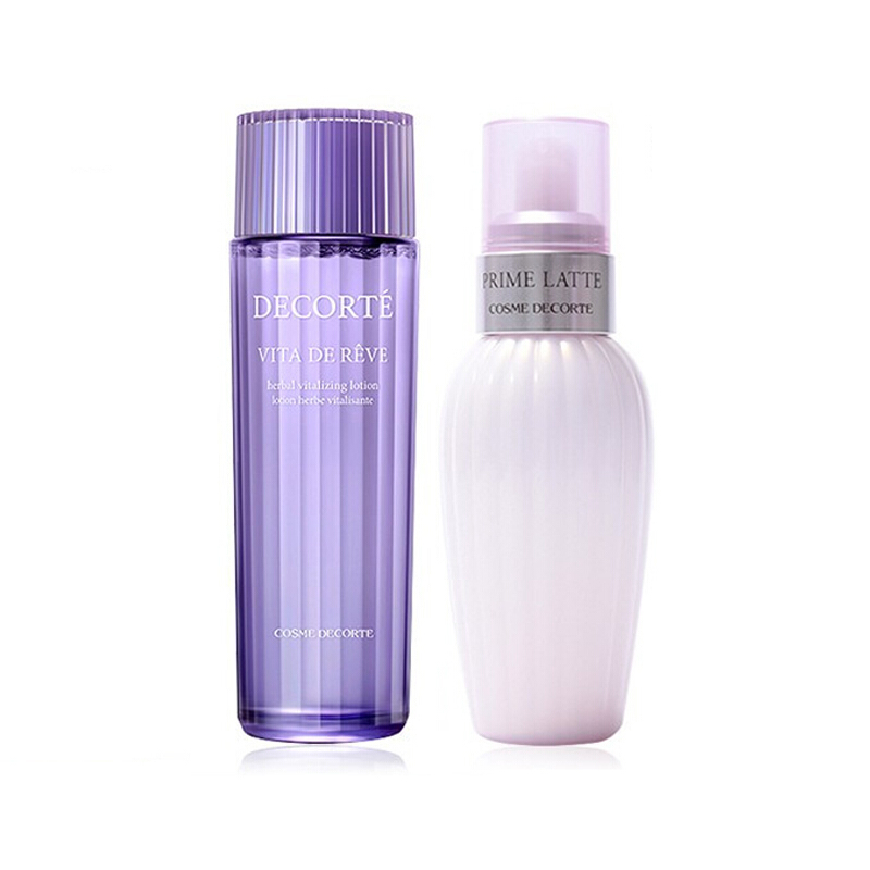 日本进口 黛珂Cosme Decorte 水乳套装紫苏水150ml+牛油果乳液150ml 补水保湿控油