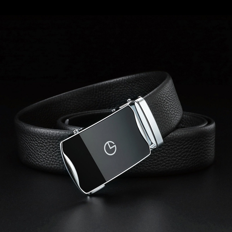 金利来正品高档皮带男士头层牛皮真皮休闲简约潮流自动扣腰带男