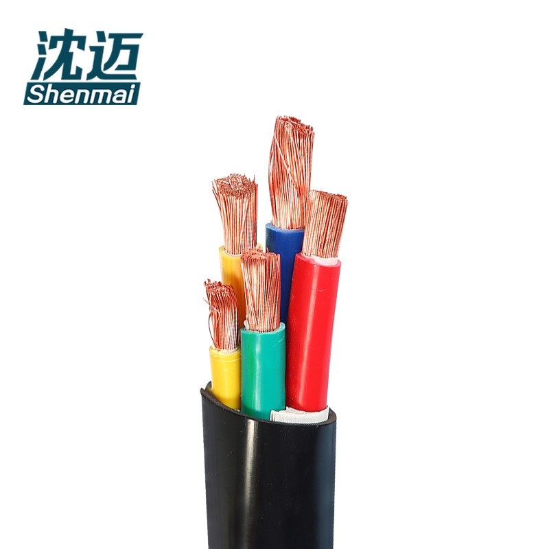 沈迈 铜芯软电线 ZR-YJVR-0.6/1KV-4*16+1*10mm² /米高清大图