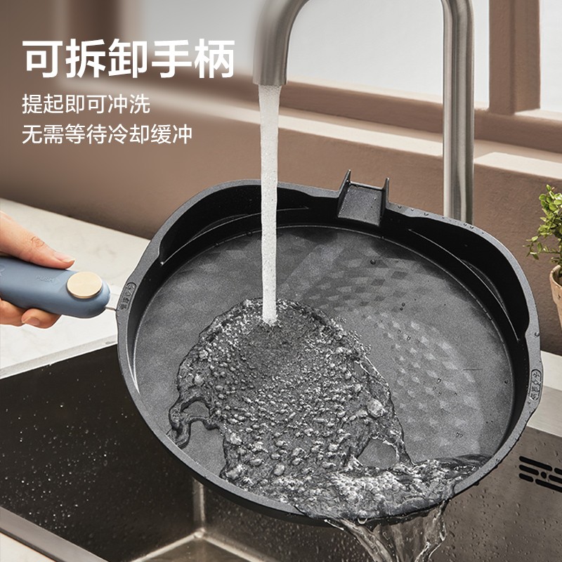 苏泊尔 SUPOR 电饼铛 家用双面加热深烤盘大火力 上下盘可拆洗 烙饼锅早餐机蒸汽煎烤机电饼档JD30RQ859高清大图