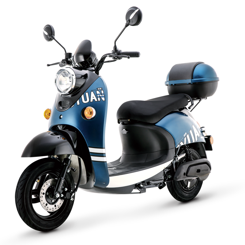 绿源电动车 电动轻便摩托车代步车时尚高端小龟王60v动力款 mh5