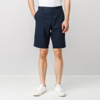 鄂尔多斯ERDOS 春夏棉质百搭直筒五分短裤男士休闲裤