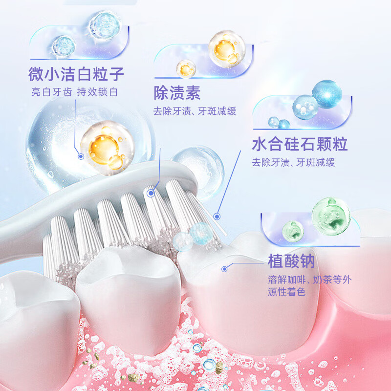 牙博士除渍增白牙膏洁齿去渍清新口气220g高清大图