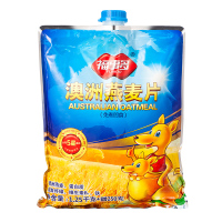 福事多澳洲纯燕麦片1250g+250g共1500g 加量20%即食早餐冲饮速食 营养代餐 麦片
