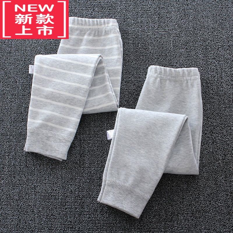 可莉允两条装儿童秋裤保暖男女宝宝线裤衬裤春秋冬厚款打底裤棉毛裤保暖裤图片