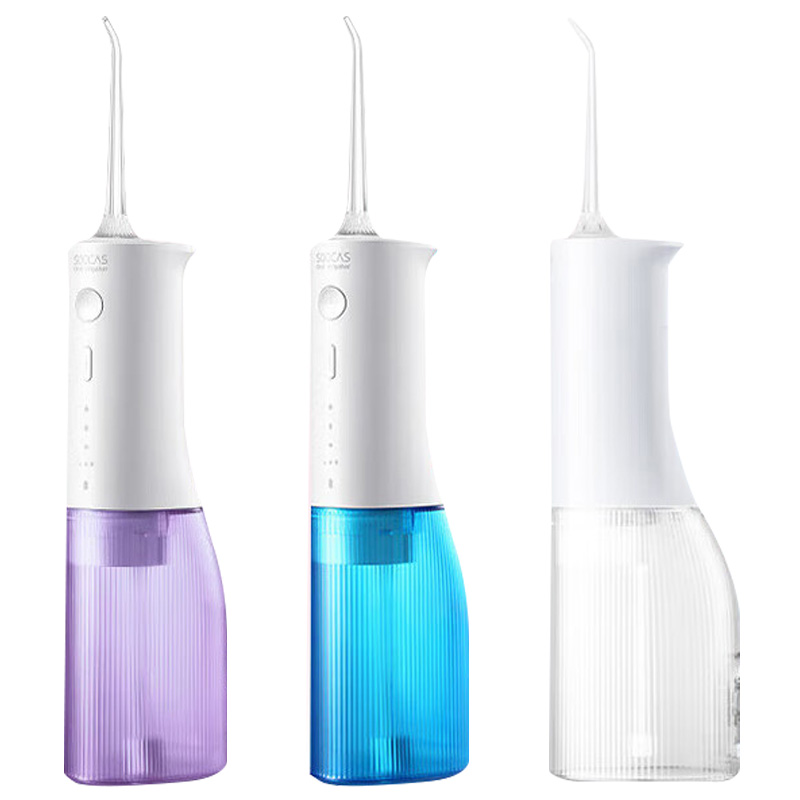 素士冲牙器洗牙器预防牙结石便携立式洁牙器W3Pro(颜色随机)