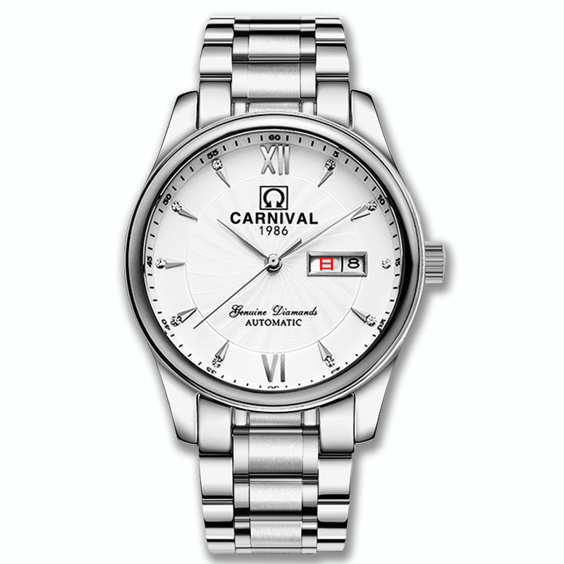 嘉年华(carnival)机械表8670g 瑞士嘉年华carnival手表男士全自动机械