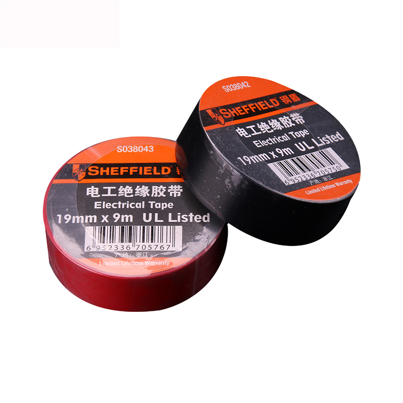 钢盾(SHEFFIELD) 电工绝缘胶带(红) S038043