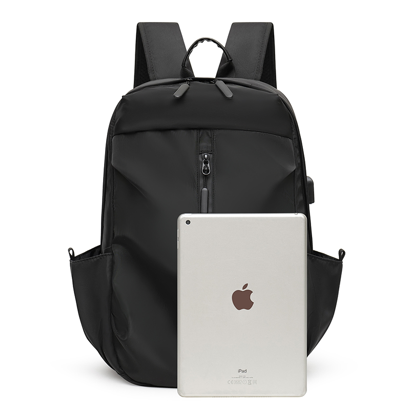 苏宁宜品&一禾亼物休闲运动双肩包1916(黑)高清大图