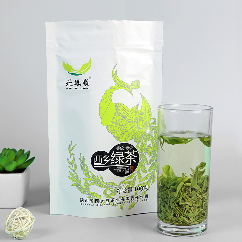 飞凤岭 西乡绿茶 100g/袋高清大图