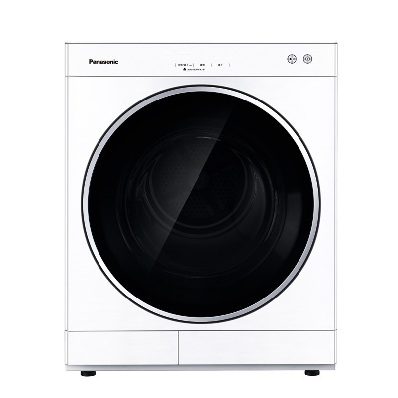 Panasonic/松下 6公斤冷凝式烘干机小型家用衣干即停干衣机 白色 NH-6011P