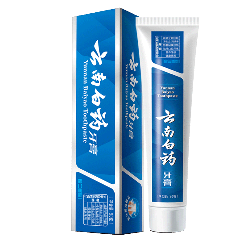 云南白药(YUNNAN BAIYAO)云南白药牙膏留兰香型90g*3