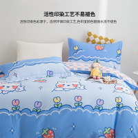 [设计师款]100%全棉四件套卡通纯棉床上用品四季床上套件