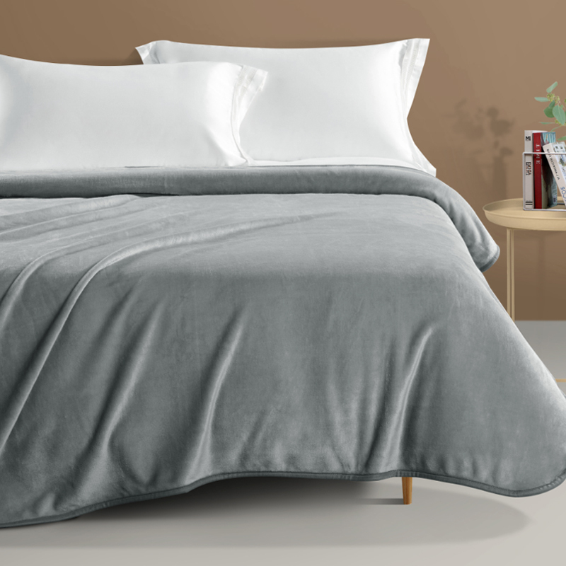 孚日家纺(SUNVIM)亲肤法兰绒毯DSF2-013 150*200cm灰