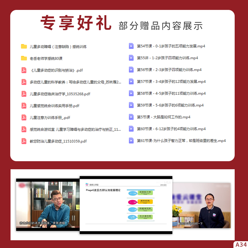 [醉染正版]儿童注意力训练全书 多动症训练家庭父母指导手册听力T全脑提升专注力开发游戏 少儿学习方法缺陷多动障碍 组织技高清大图