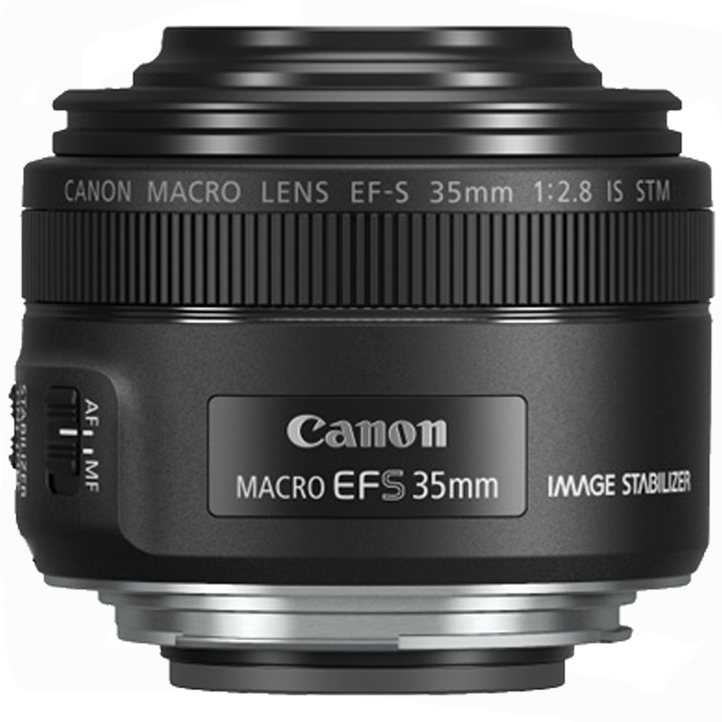 佳能(Canon)EF-S 35mm f/2.8 IS STM 佳能卡口 49mm口径 微距镜头