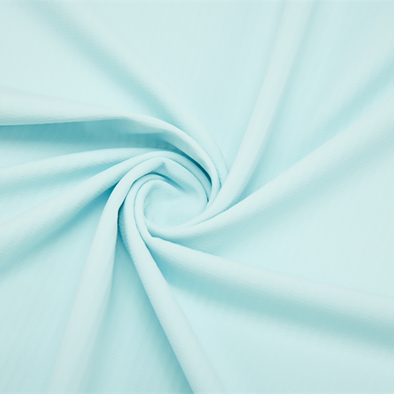 乔丹(QIAODAN) 男款针织短袖T恤衫 夏季速干冰感防晒衣 云水蓝 KHS33251147S高清大图