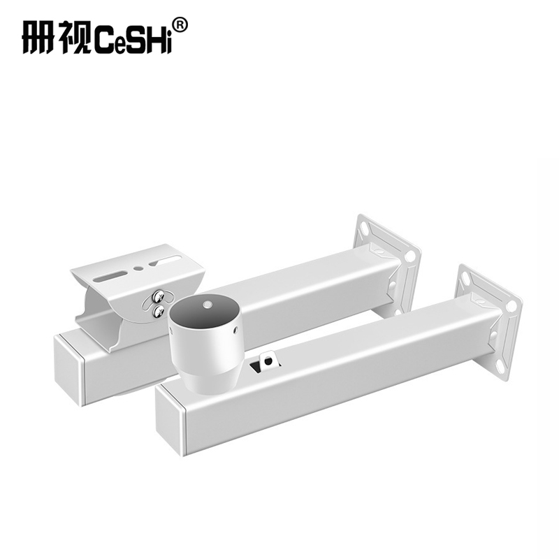 册视监控摄像机支架户外壁装114管立杆横臂鸭嘴头横杆支架5*11cm个高清大图