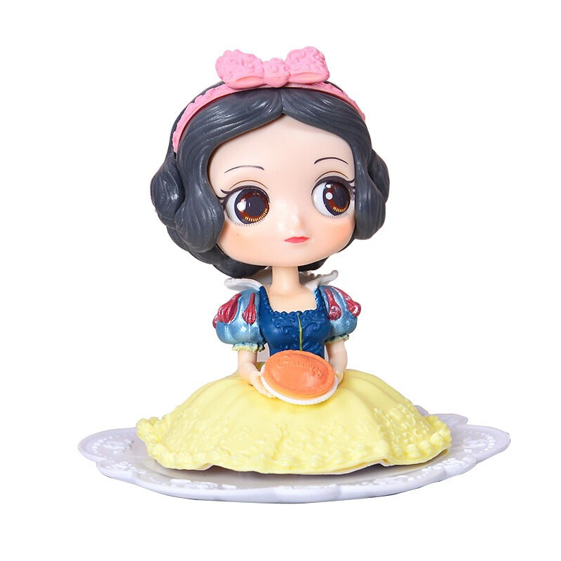 白雪公主摆件公仔迪士尼玩具车摆动漫卡通人偶女孩生日圣诞节 白雪
