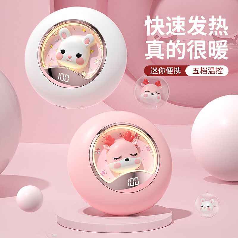 戈尔斯诺 GS-N8 萌星宠暖手宝 4000mAh(计价单位:个)[颜色请备注]高清大图