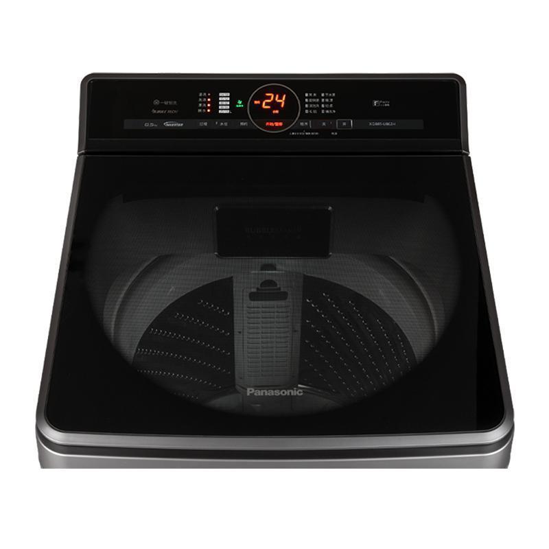 松下(Panasonic)XQB85-U862H 8.5KG 全自动家用 波轮洗衣机 变频直驱 一键智能洗涤 (银色)